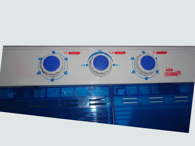 【廠家批發(fā)家用雙桶半自動波輪洗衣機出口東南亞泰國越南菲律賓】價格,廠家,圖片,洗衣機,慈溪市可意電器-